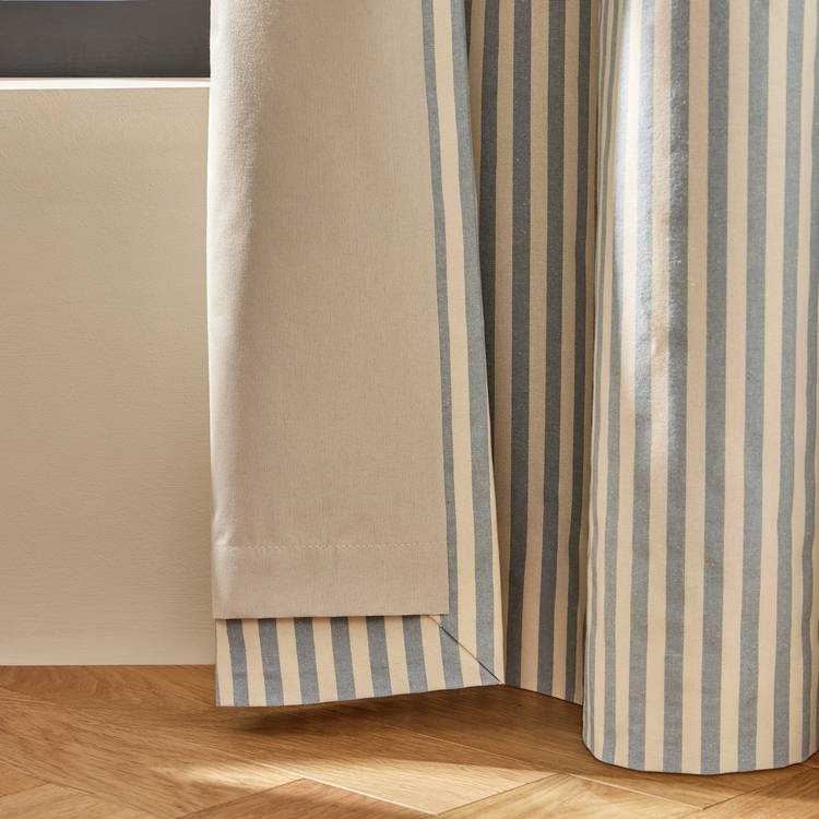 Habitat blackout curtains blue 117x137cm (British brand)