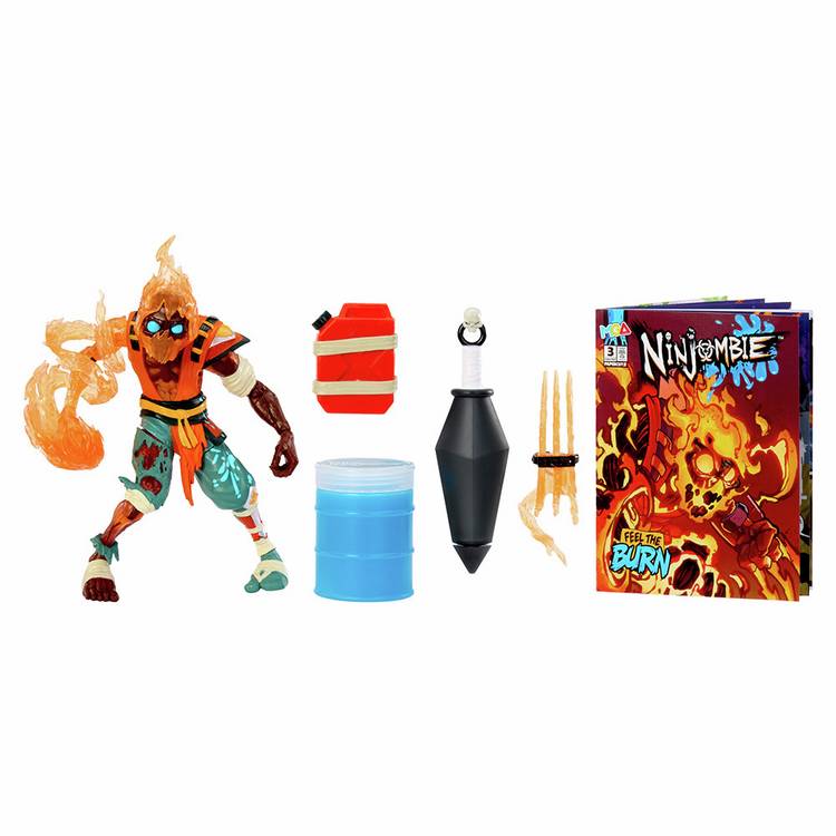 Ninjombie Scorchstrike action figure 17cm, UK version