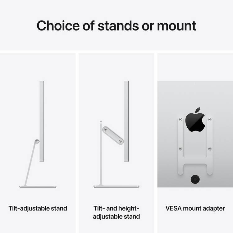Apple Studio Display nano-texture glass 27 inch 5K monitor - British product