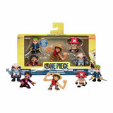 One Piece Straw Hat mini figures 5-pack, UK version