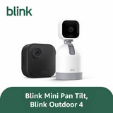 Blink security camera bundle Mini Pan-Tilt and Outdoor 4, imported from the UK