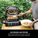 Ninja Electric BBQ Grill and Smoker Grey with cover (British brand)