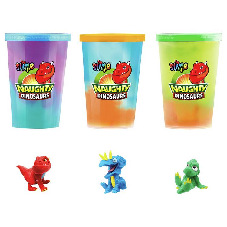 So Slime slime Dino-Pack of 3 toy set, UK version