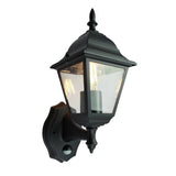 Coast PIR Lantern black outdoor light - British product