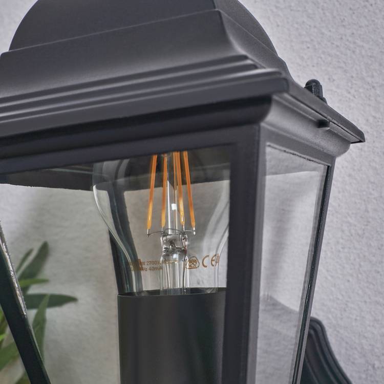 Coast PIR Lantern black outdoor light - British product