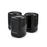 Morphy Richards Equip storage canisters set of 3 black 1.3L (British brand)