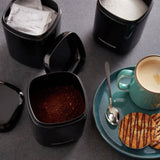 Morphy Richards Equip storage canisters set of 3 black 1.3L (British brand)