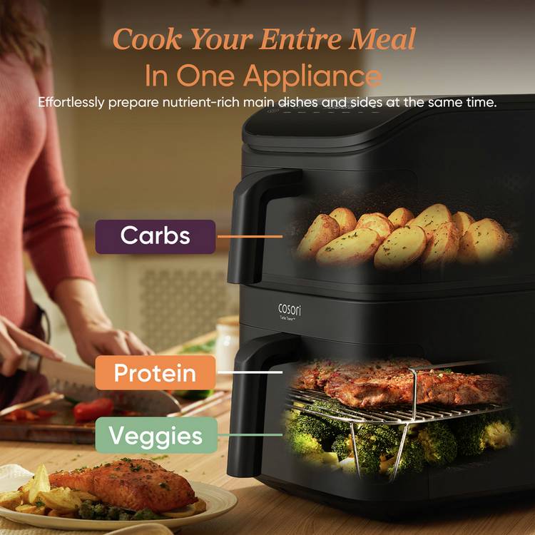 COSORI Turbo Tower air fryer 10.8L (British brand)