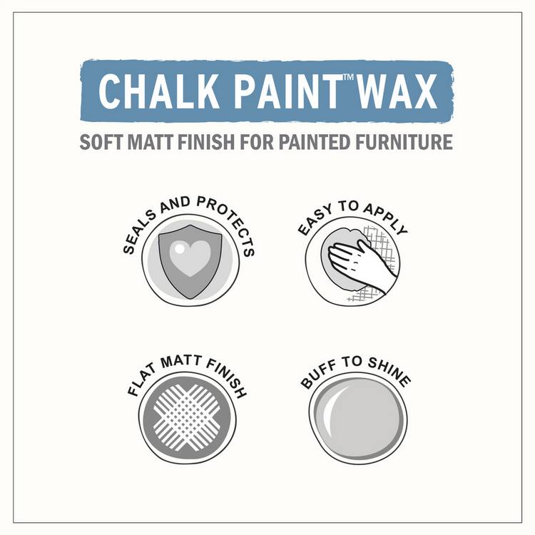 Annie Sloan clear chalk paint wax 500ml (British brand)