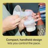 Tommee Tippee single manual breast pump with 150ml bottle, UK version