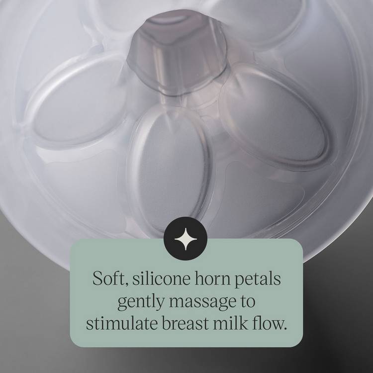 Tommee Tippee single manual breast pump with 150ml bottle, UK version