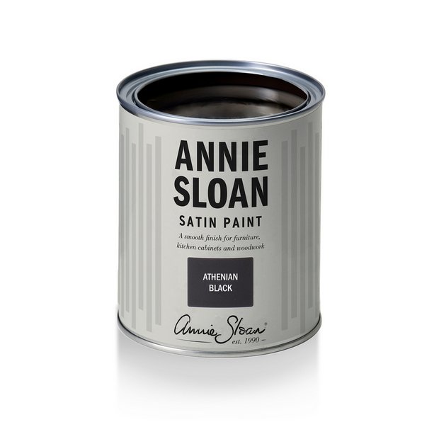 Annie Sloan Multi Surface Satin Paint Athenian Black 750ml - British product