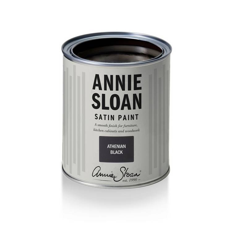 Annie Sloan Multi Surface Satin Paint Athenian Black 750ml - British product