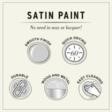 Annie Sloan Multi Surface Satin Paint Athenian Black 750ml - British product