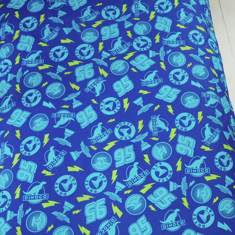 Disney Cars Ka-Chow blue single bedding set (British brand)