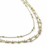 Liars & Lovers gold plated star multilayered necklace, imported from the UK