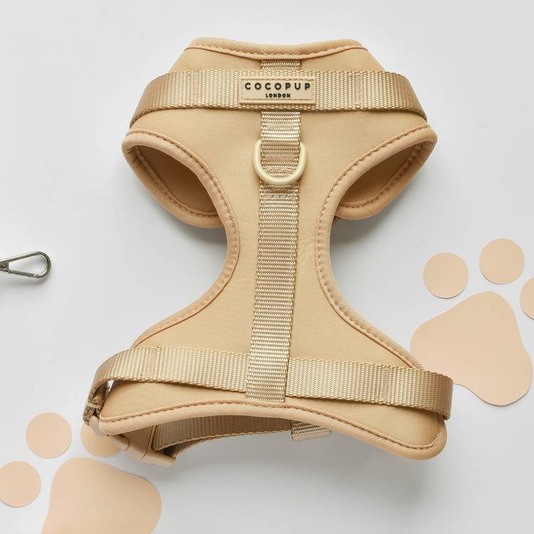 Cocopup NAKD pet harness in biscuit colour large (British brand)