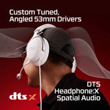 HyperX Cloud III wired gaming headset in white, UK version