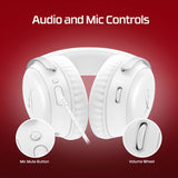 HyperX Cloud III wired gaming headset in white, UK version