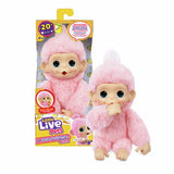 Argos Little Live Pets My Baby Monkey Minis Luna Lemon Interactive Baby Monkey Toy- Buy online at McGrocer