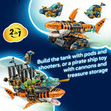 LEGO Tiger Shark Tank building set 1548 pieces, UK version