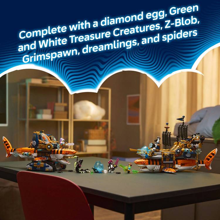 LEGO Tiger Shark Tank building set 1548 pieces, UK version