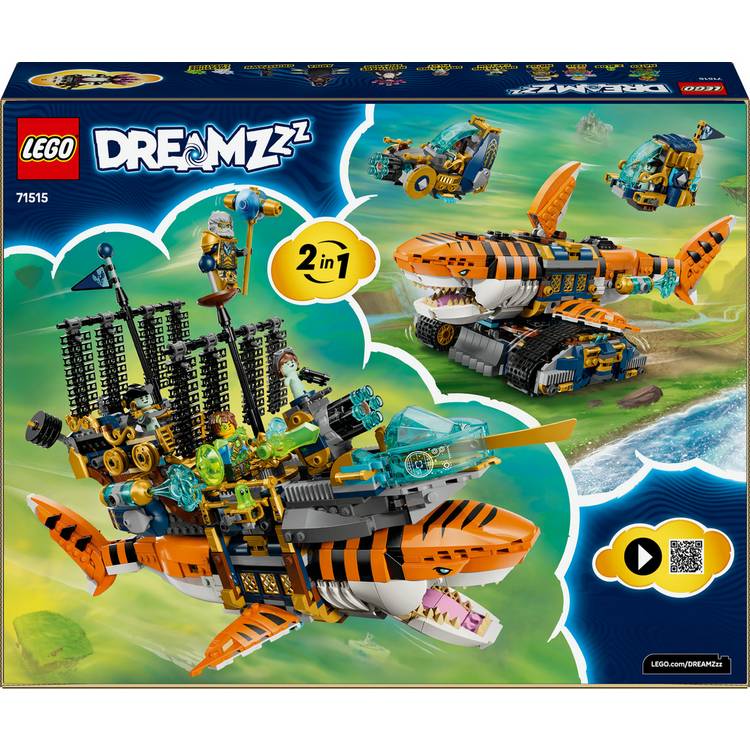 LEGO Tiger Shark Tank building set 1548 pieces, UK version