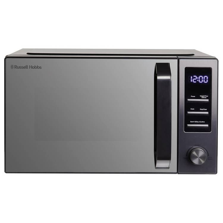 Russell Hobbs 900W standard microwave grey 23L, UK version