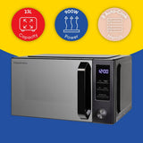 Russell Hobbs 900W standard microwave grey 23L, UK version
