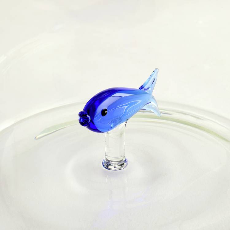 Argos Home glass jug 3D fish 1050ml (British brand)