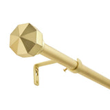 Argos Home extendable gold octagon curtain pole 165-300cm - British product