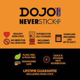 Dojo Hero Neverstick+ 16cm aluminium saucepan - British product