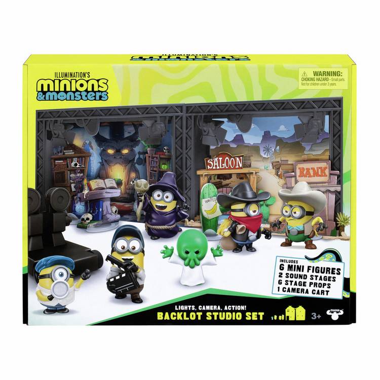 Illumination Minions & Monsters Backlot Studio Figures Set (British brand)