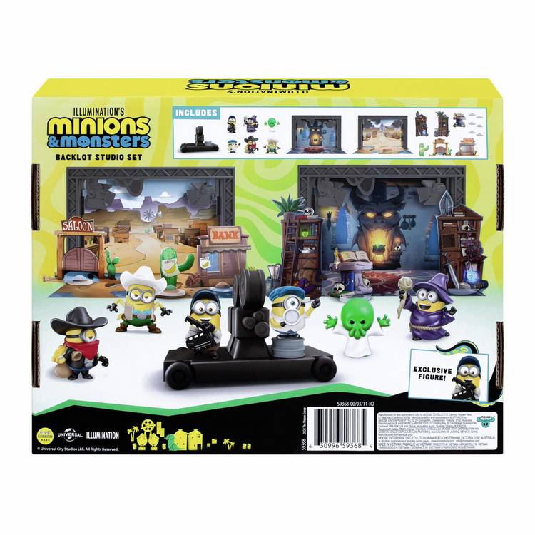 Illumination Minions & Monsters Backlot Studio Figures Set (British brand)