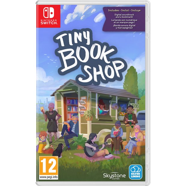 Tiny Bookshop Nintendo Switch game card, UK version