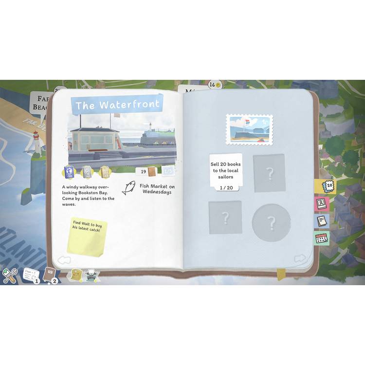 Tiny Bookshop Nintendo Switch game card, UK version