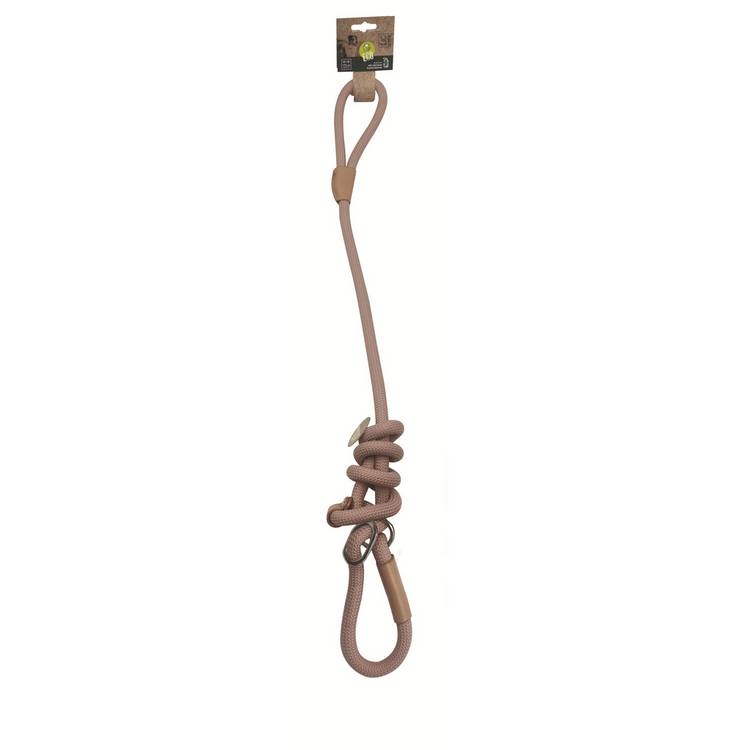 M-PETS dog lead and collar set pink medium, UK version