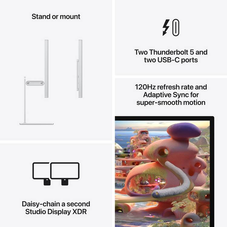 Apple Studio Display XDR nano-texture glass VESA mount - British product