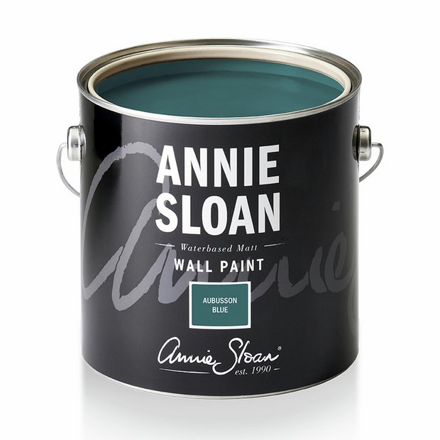 Annie Sloan wall paint Aubusson Blue 2.5L, UK version