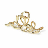 Argos Freedom Metal Gold Tone Swirl Claw Clip- Buy online at McGrocer