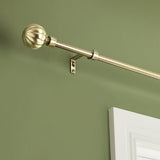 Argos Home brass extendable curtain pole 120-210cm, UK version