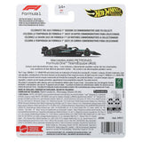 Hot Wheels F1 George Russell styled toy car, UK version