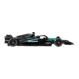 Hot Wheels F1 George Russell styled toy car, UK version