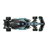 Hot Wheels F1 George Russell styled toy car, UK version