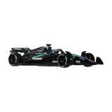 Hot Wheels F1 George Russell styled toy car, UK version