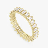 Argos Revere Gold Plated Sterling Silver Baguette Ring - Medium- Buy online at McGrocer