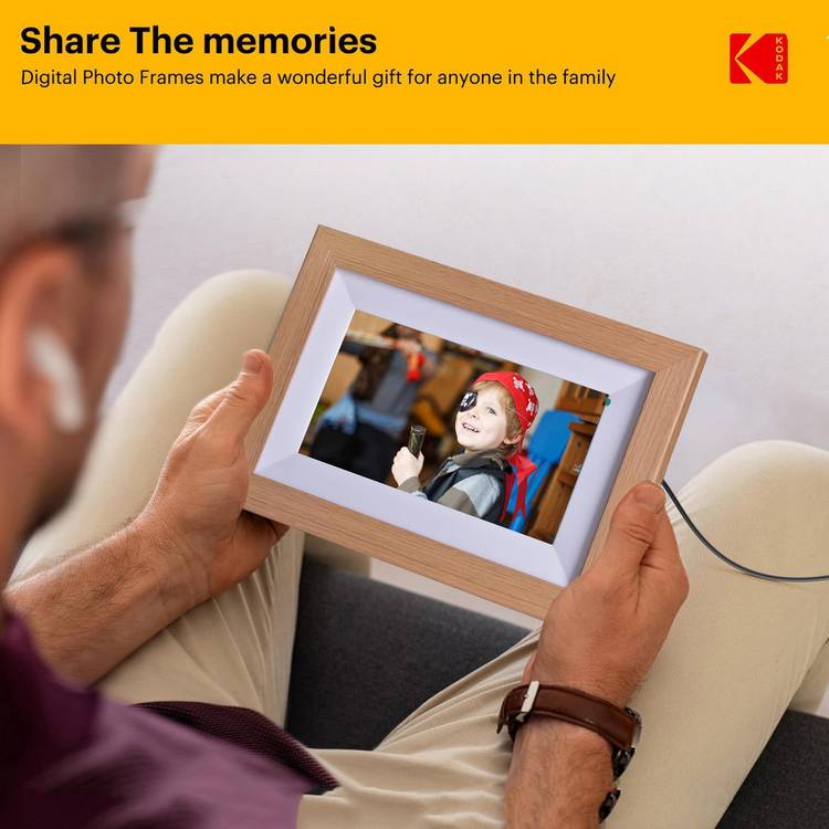 Kodak 7 inch WiFi photo frame burlywood - British product