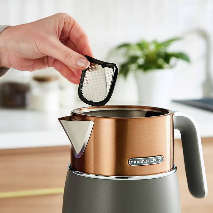 Morphy Richards Signature copper kettle 1.5L (British brand)