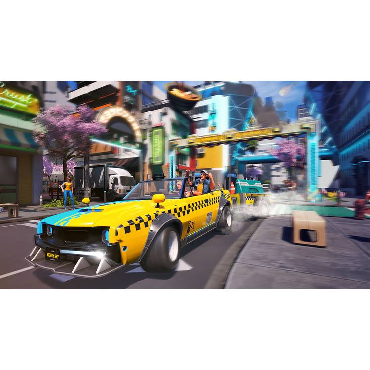 Taxi Chaos 2 Nintendo Switch game disc, UK version