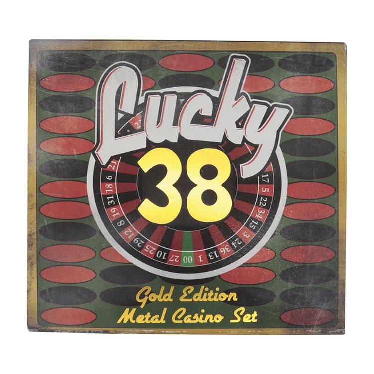 Fallout Lucky 38 imitation gold casino set - British product